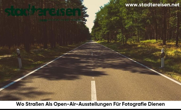 Wo Straßen Als Open-Air-Ausstellungen Für Fotografie Dienen