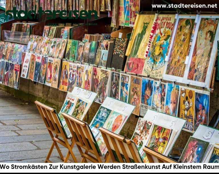 Wo Stromkästen Zur Kunstgalerie Werden Straßenkunst Auf Kleinstem Raum