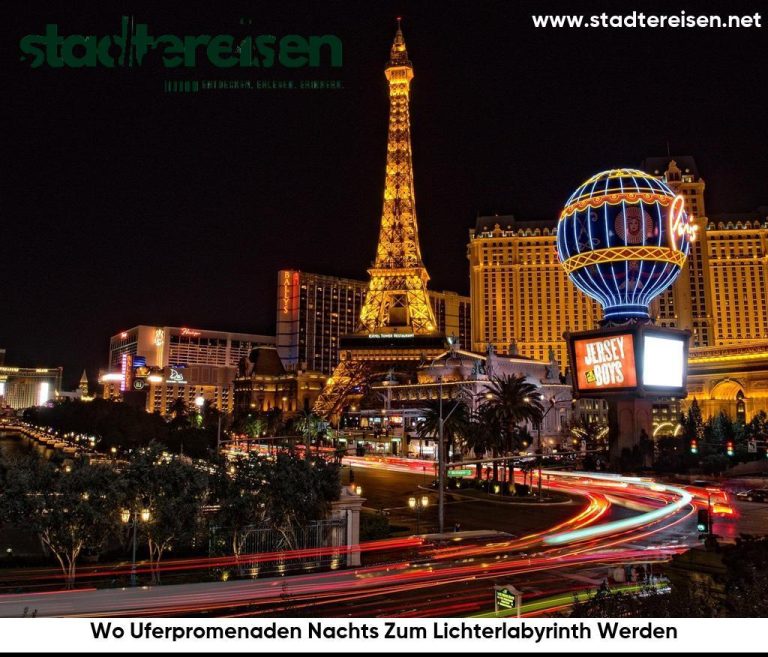 Wo Uferpromenaden Nachts Zum Lichterlabyrinth Werden