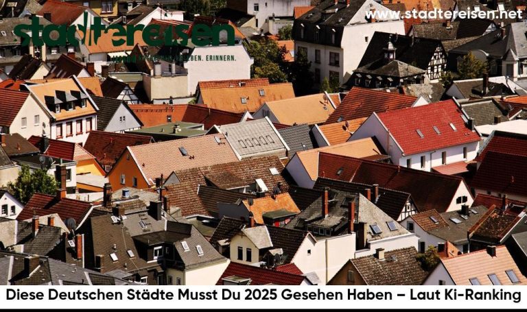 Diese Deutschen Städte Musst Du 2025 Gesehen Haben – Laut Ki-Ranking