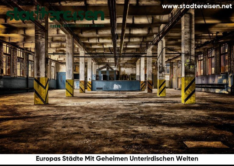 Europas Städte Mit Geheimen Unterirdischen Welten