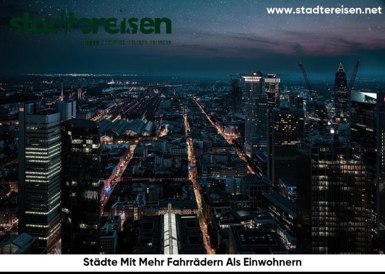 Städte Mit Mehr Fahrrädern Als Einwohnern