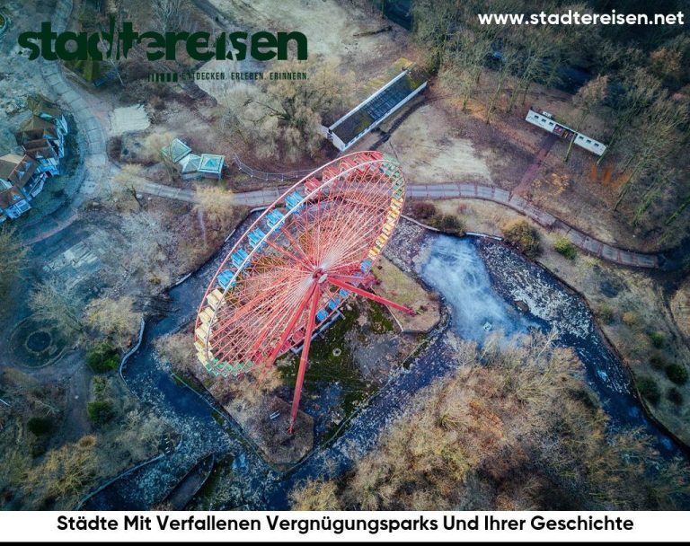 Städte Mit Verfallenen Vergnügungsparks Und Ihrer Geschichte
