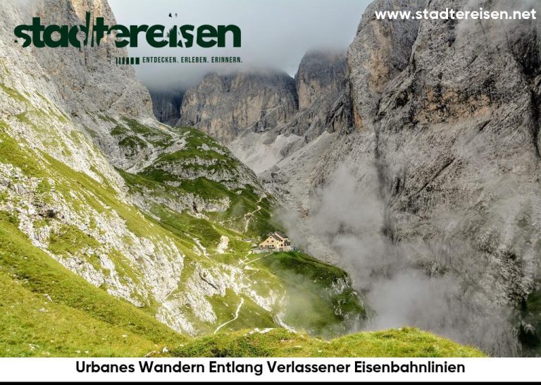Urbanes Wandern Entlang Verlassener Eisenbahnlinien