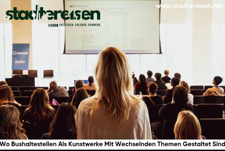 Wo Bushaltestellen Als Kunstwerke Mit Wechselnden Themen Gestaltet Sind
