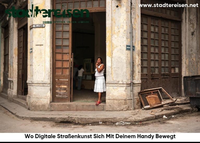 Wo Digitale Straßenkunst Sich Mit Deinem Handy Bewegt