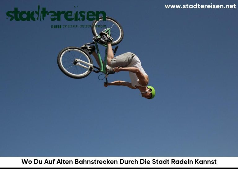 Wo Du Auf Alten Bahnstrecken Durch Die Stadt Radeln Kannst