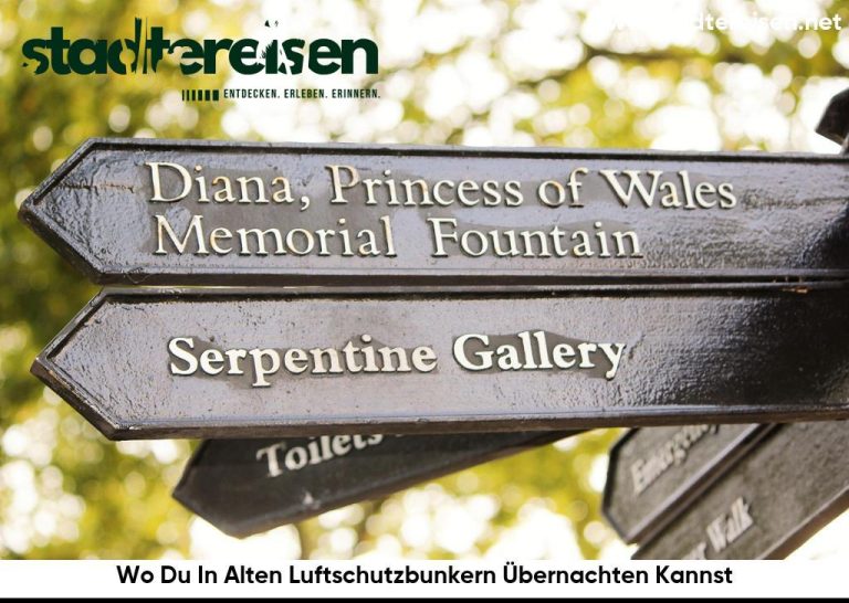 Wo Du In Alten Luftschutzbunkern Übernachten Kannst